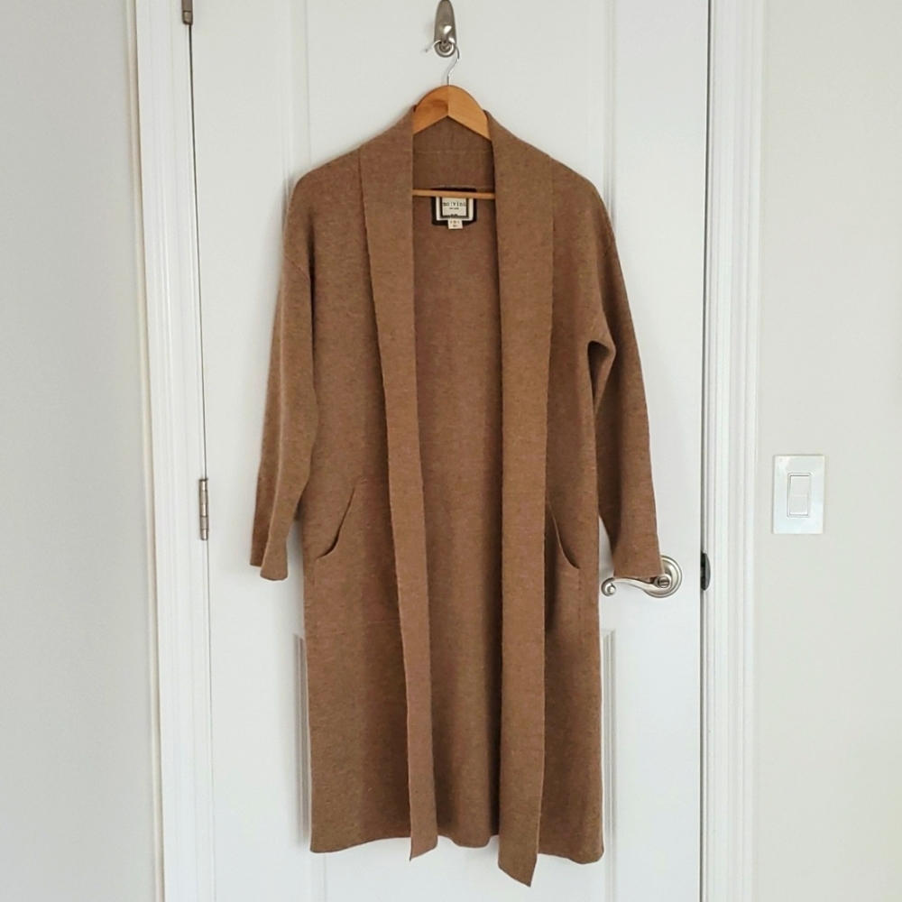 mo:vint Long Wool Cardigan